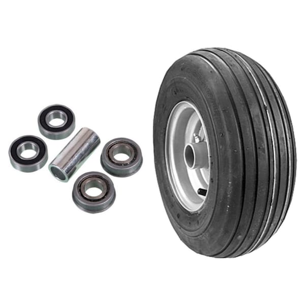 Aic Replacement Parts Wheel Assembly/Bearings fits Dixie Chopper 10202 97166 13x650x6 Tire 9573 9719 10202-BEARINGKIT - main